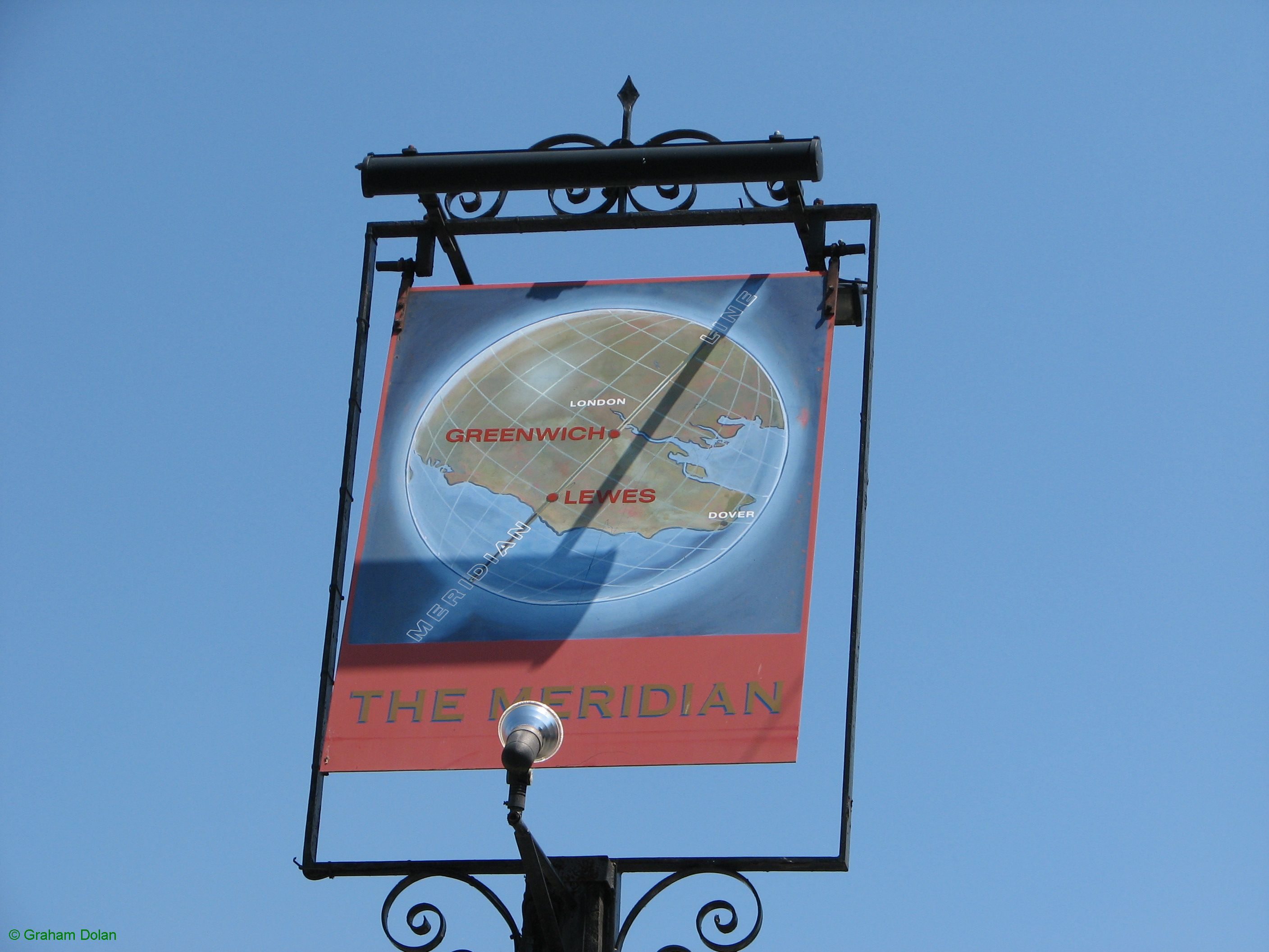 Greenwich Meridian Marker; England; East Sussex; Lewes